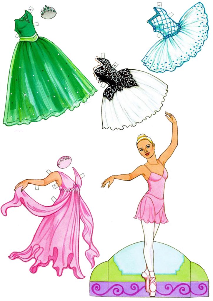 Балерины в бумажных платьях в фотопроекте – PLI.E