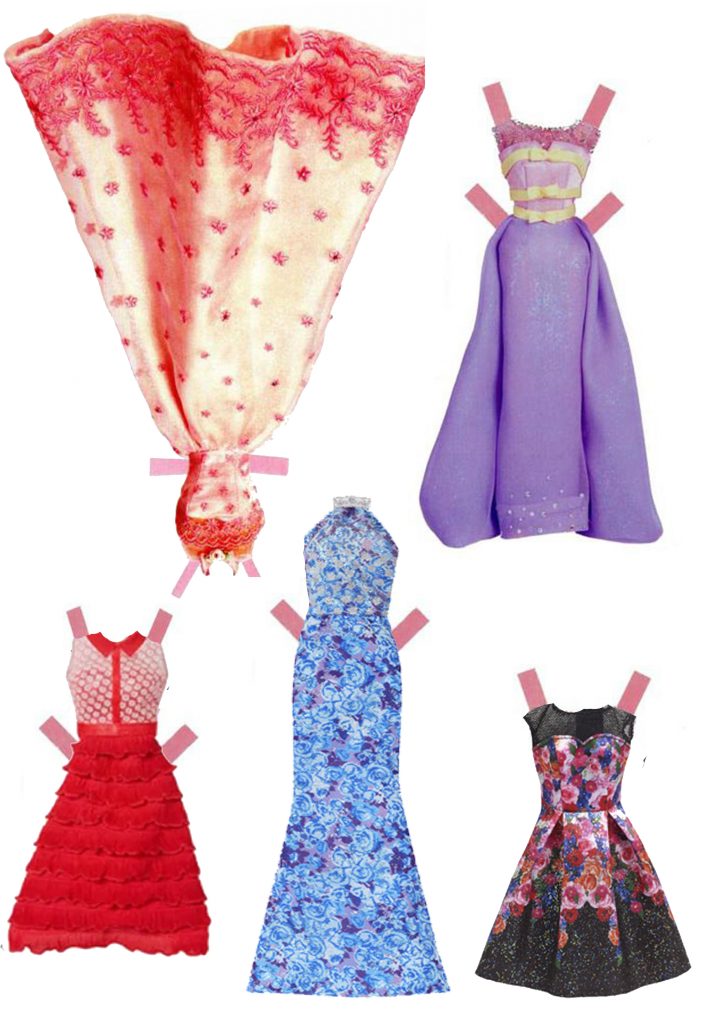 бумажные куклы барби с одеждой для вырезания