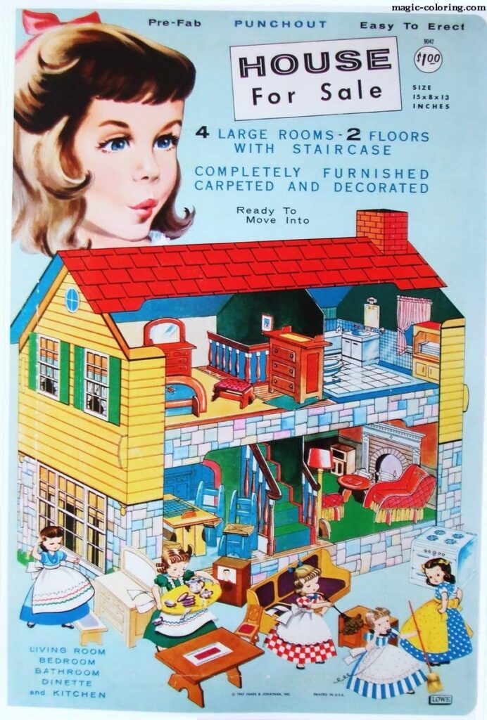 Дом для бумажных кукол